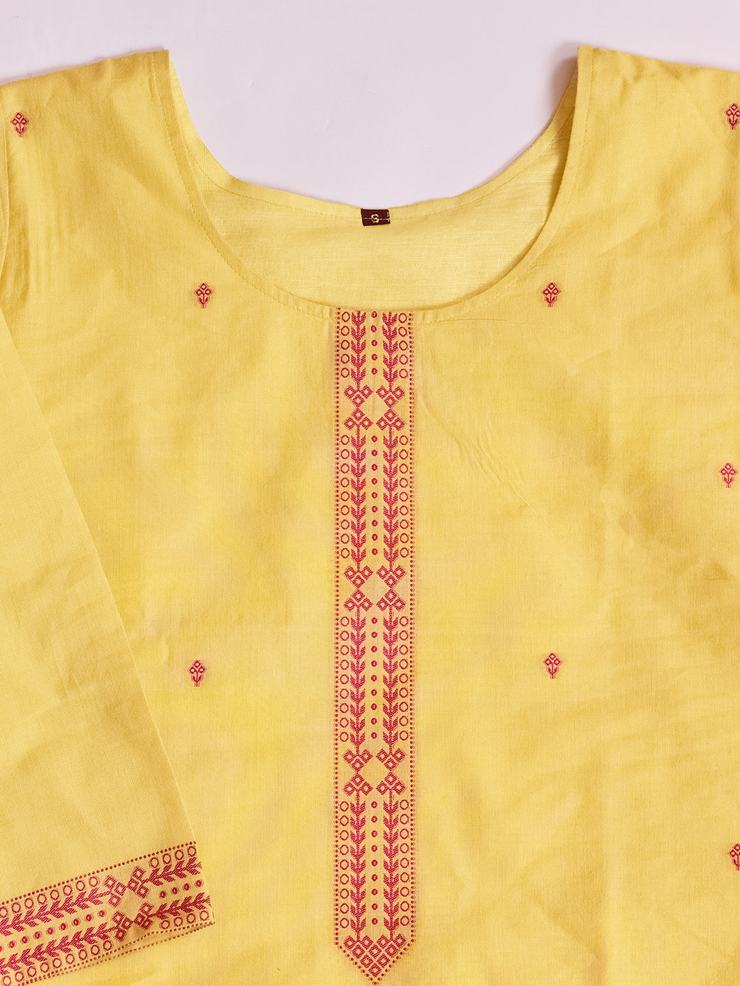Women Cotton Printed Kurta Pant Dupatta Set (3 Piece Set)