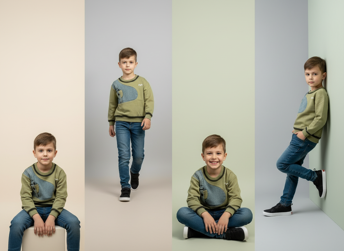 Boys Cotton T-Shirt  Soft, and skin-friendly for kids.