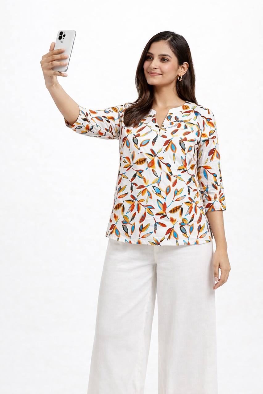top with plazzo Relaxed Set