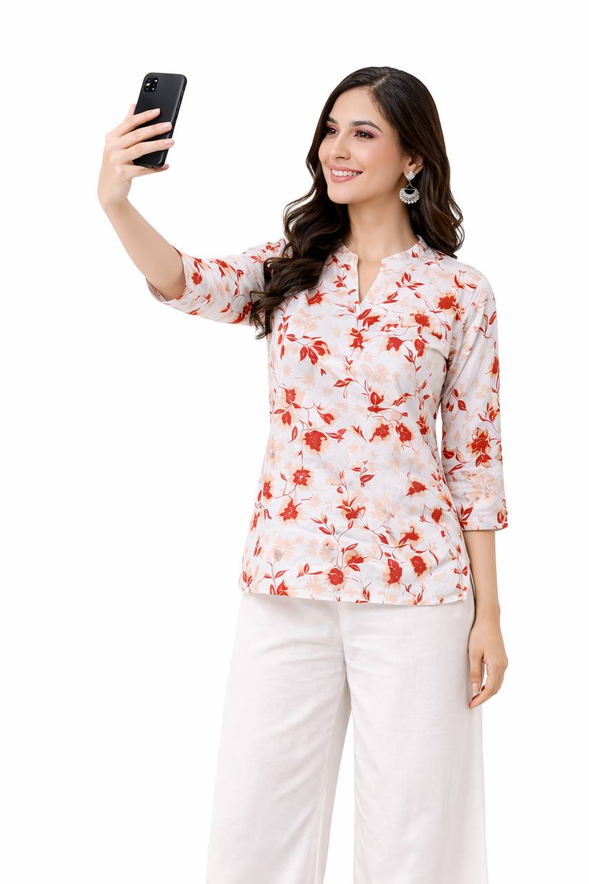 top with plazzo Relaxed Set